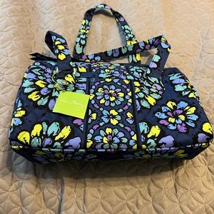 Vera Bradley Caroline Handbag Indigo Pop​